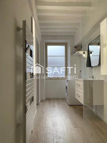 Maison rénovée avec goût, 3 chambres, garage et jardin