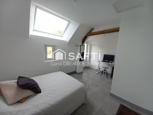 Maison rénovée avec goût, 3 chambres, garage et jardin