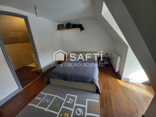 Maison rénovée avec goût, 3 chambres, garage et jardin