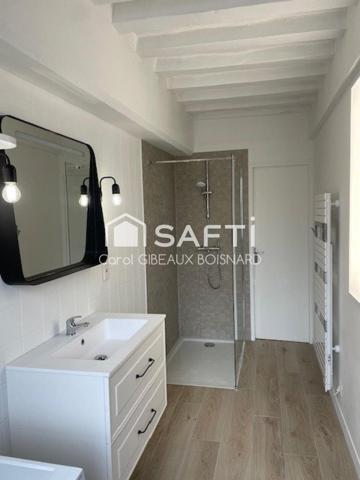 Maison rénovée avec goût, 3 chambres, garage et jardin