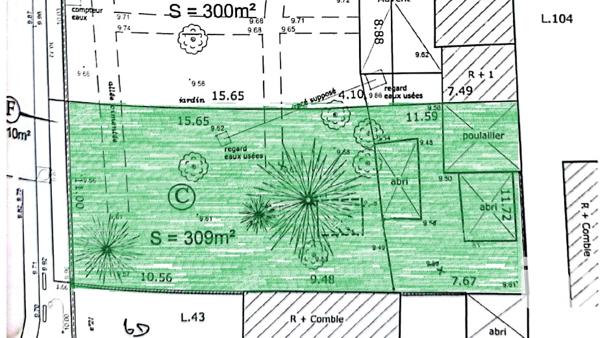 Terrain à vendre 309 m² Saint-Denis