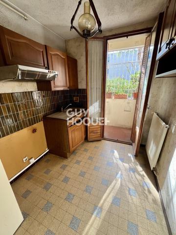 Appartement 3 pièces – 59 m² – Rez-de-chaussée – Sainte-Anne, Marseille 8ème
