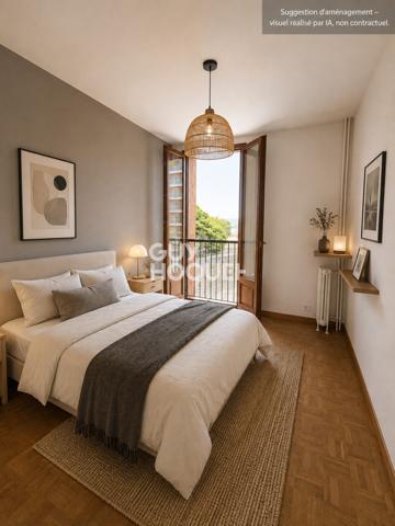 Appartement 3 pièces – 59 m² – Rez-de-chaussée – Sainte-Anne, Marseille 8ème