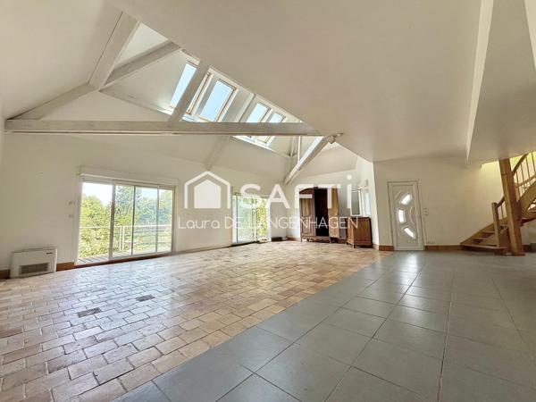 Maison familiale ossature bois avec terrain à la campagne!