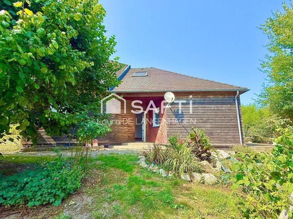 Maison familiale ossature bois avec terrain à la campagne!