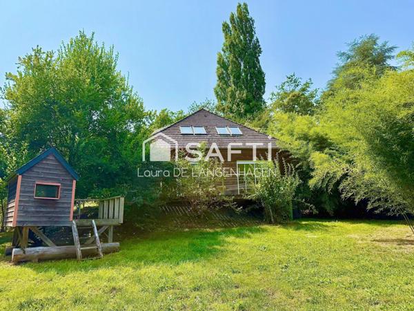 Maison familiale ossature bois avec terrain à la campagne!