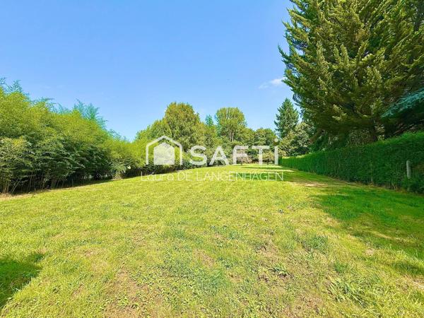 Maison familiale ossature bois avec terrain à la campagne!