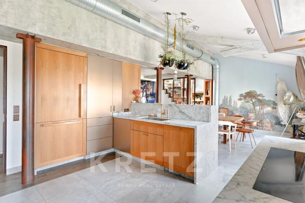 Paris 3e - Haut Marais - Appartement en dernier étage avec terrasses d'environ 60m2 en rooftop