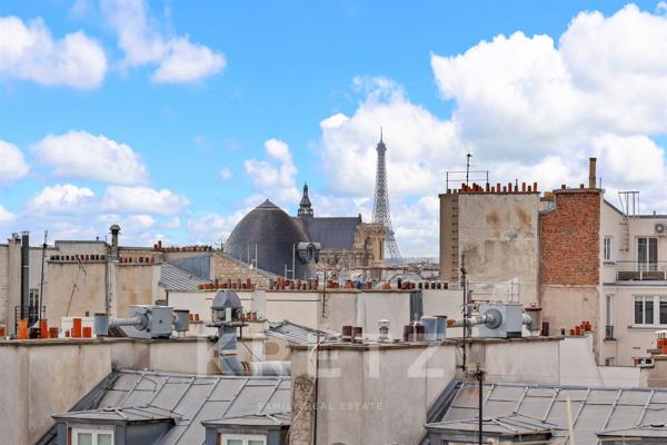 Paris 3e - Haut Marais - Appartement en dernier étage avec terrasses d'environ 60m2 en rooftop