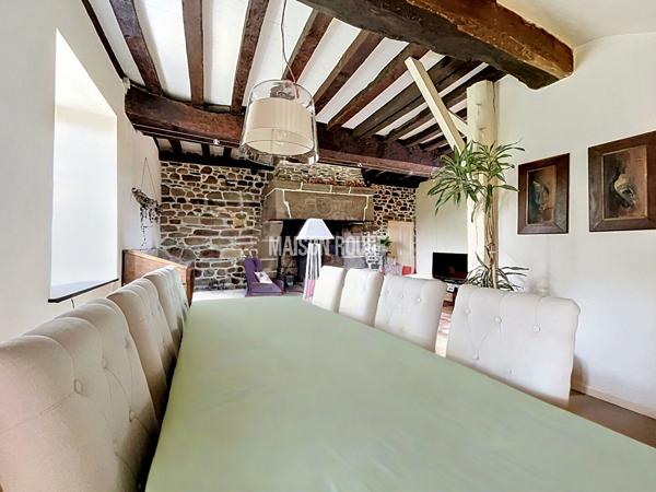 MONT-DOL - Maison de caractère avec dépendances et bâtiments professionnels dans un cadre verdoyant