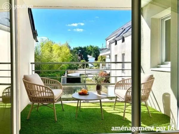 Appartement T3 58 m² avec balcon et box