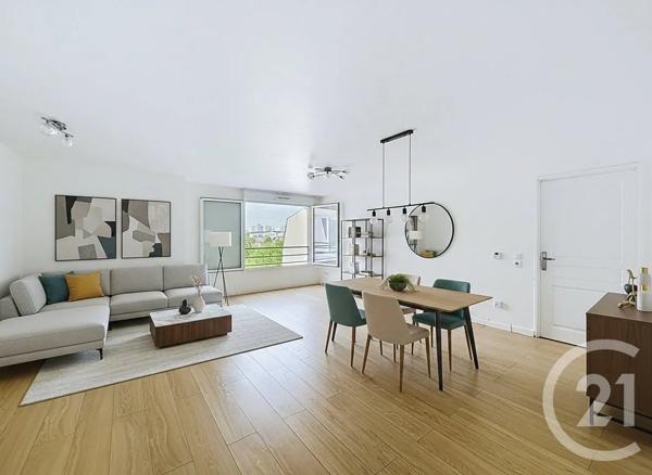Appartement F3 à vendre  3 pièces - 62,74 m 2   ARCUEIL  - 94