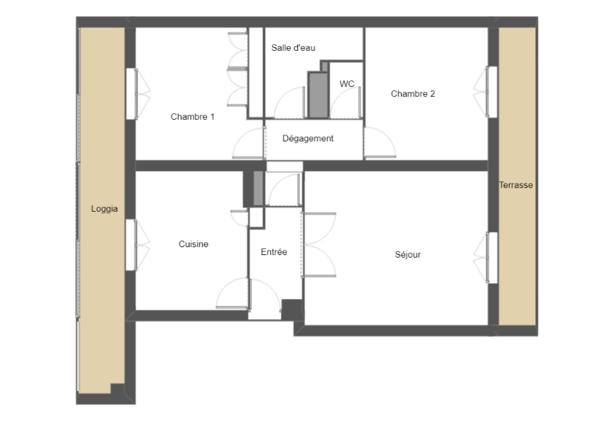 AJACCIO Finosello - T3 traversant 70m² Ajaccio (20090)