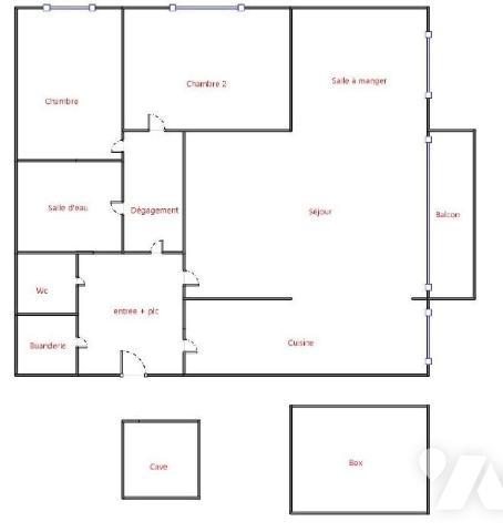 VENTE en immo-interactif - Quartier Belleville - Appartement 7e étage avec vue panoramique