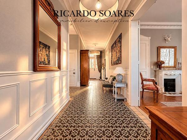 60700 SACY-LE-GRAND / ÉLÉGANTE MAISON DE MAITRE DU XIXe SIÈCLE / 278 m² / 11 PIÈCES / TERRAIN 3700 m²