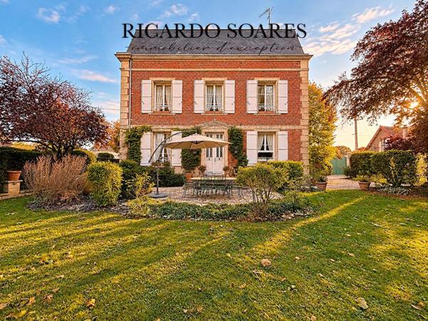 60700 SACY-LE-GRAND / ÉLÉGANTE MAISON DE MAITRE DU XIXe SIÈCLE / 278 m² / 11 PIÈCES / TERRAIN 3700 m²