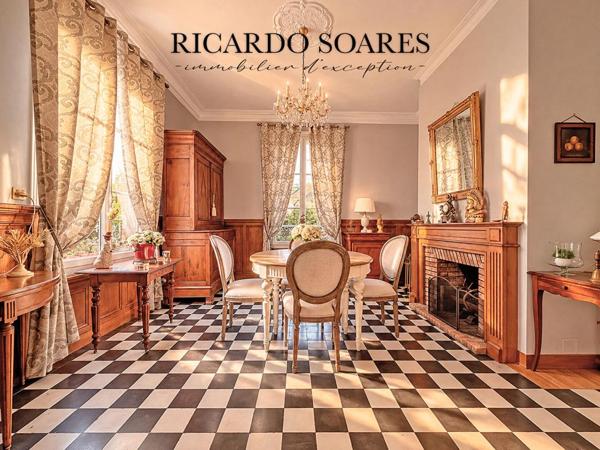 60700 SACY-LE-GRAND / ÉLÉGANTE MAISON DE MAITRE DU XIXe SIÈCLE / 278 m² / 11 PIÈCES / TERRAIN 3700 m²