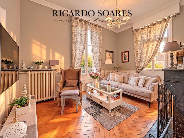 60700 SACY-LE-GRAND / ÉLÉGANTE MAISON DE MAITRE DU XIXe SIÈCLE / 278 m² / 11 PIÈCES / TERRAIN 3700 m²