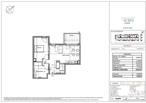 Appartement à vendre 2 pièces 50 m² Manosque