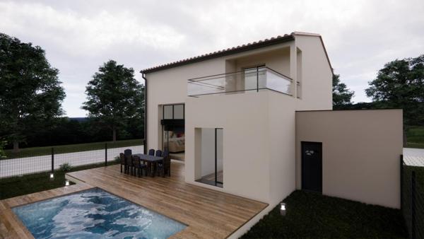 Maison  4 pièce(s) 128 m2 avec garage de 27 m2