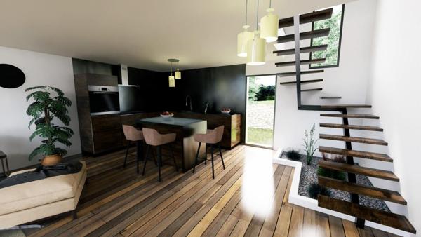 Maison  4 pièce(s) 128 m2 avec garage de 27 m2