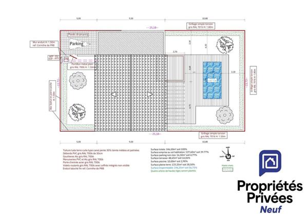 Maison  4 pièce(s) 128 m2 avec garage de 27 m2