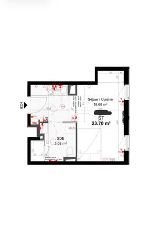 Appartement à vendre 4 pièces 79,83 m² Créteil