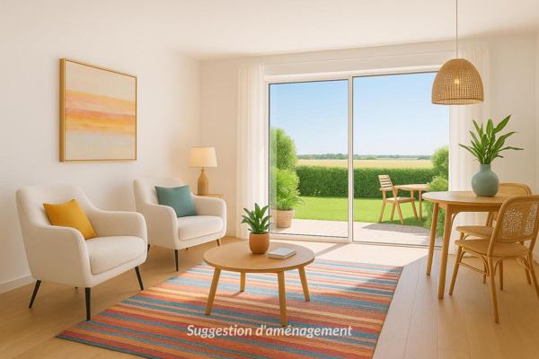 Vente appartement T3, 66 m², jardin privatif, Erquy ( 22430)