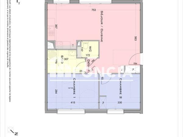 Location Appartement 3 pièces 61.87 m² - ZAC MASLIERE Bretteville Sur Odon 14760