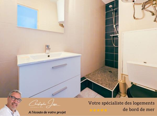 Appartement 4 couchages avec parking vue lac marin