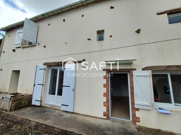 Maison de bourg sur 2 niveaux