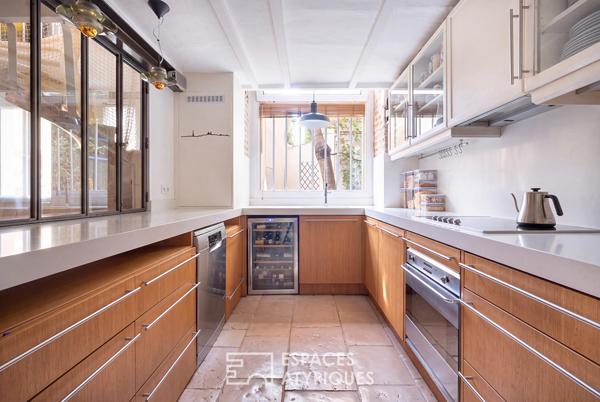 Triplex esprit maison au calme d’une impasse verdoyante