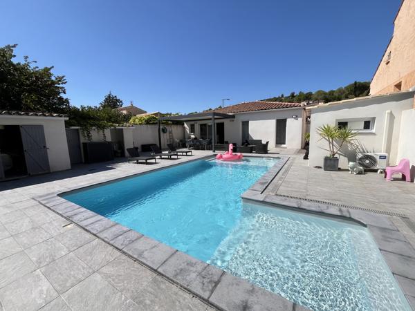 Gignac-la-Nerthe (13180) Maison T4 95m2 sur 556 m2 de terrain piscine et place de parking