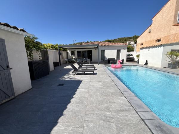 Gignac-la-Nerthe (13180) Maison T4 95m2 sur 556 m2 de terrain piscine et place de parking