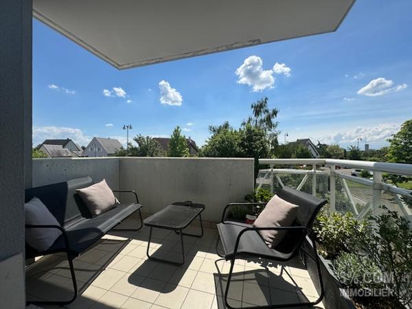 3%COM Très beau F2 avec balcon- garage- parking et cave Brumath (67170)