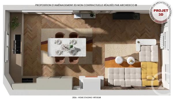 Maison à vendre  3 pièces - 55,60 m 2   AGON COUTAINVILLE  - 50