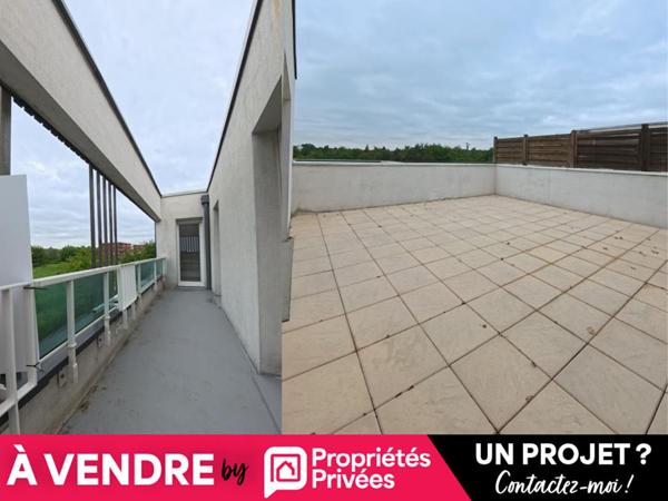 Appartement Anzin, 4 pièces 91 m2, 3 chambres, terrasse, balcon, parking