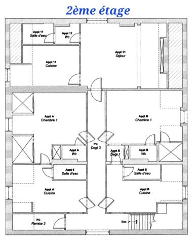 Dpt Vosges (88), à vendre BAINS LES BAINS immeuble 9 logements / Terrain de 2226 m² / Curistes