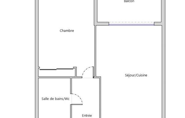 Appartement de 43 m²