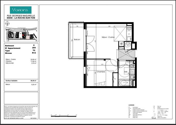 Appartement à vendre 2 pièces 40 m² La Roche-sur-Yon