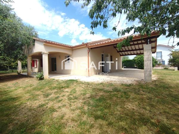 Plain pied de 2006 garage et jardin