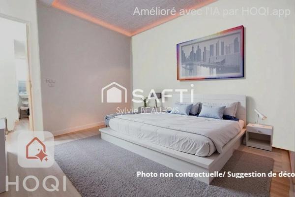 Plain pied de 2006 garage et jardin