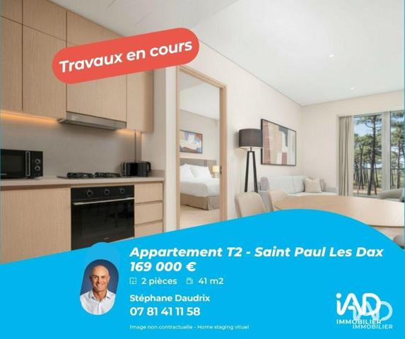 Appartement à vendre 2 pièces 41 m² Saint-Paul-lès-Dax