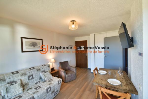 Studio avec balcon et vue panoramique – Résidence 3★ avec piscine à Peyragudes