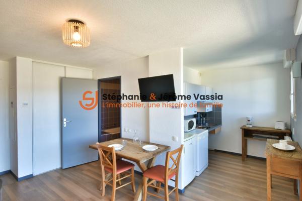 Studio avec balcon et vue panoramique – Résidence 3★ avec piscine à Peyragudes