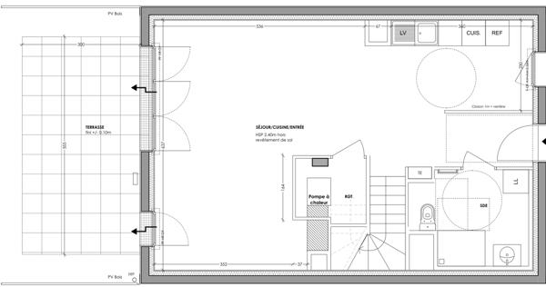 Chantepie (35135) CHANTEPIE T4 avec Terrasse et jardin - 3 CHAMBRES.- PARKING DOUBLE