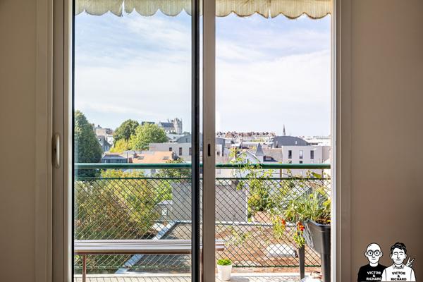 Nantes St-Donatien / St Mihiel 3 pièces dernier étage avec vue , Nantes