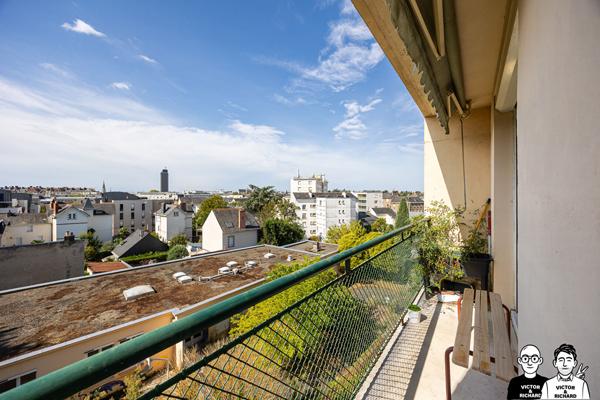 Nantes St-Donatien / St Mihiel 3 pièces dernier étage avec vue , Nantes