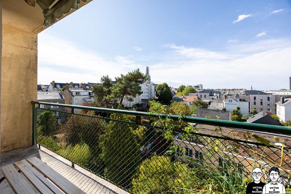 Nantes St-Donatien / St Mihiel 3 pièces dernier étage avec vue , Nantes