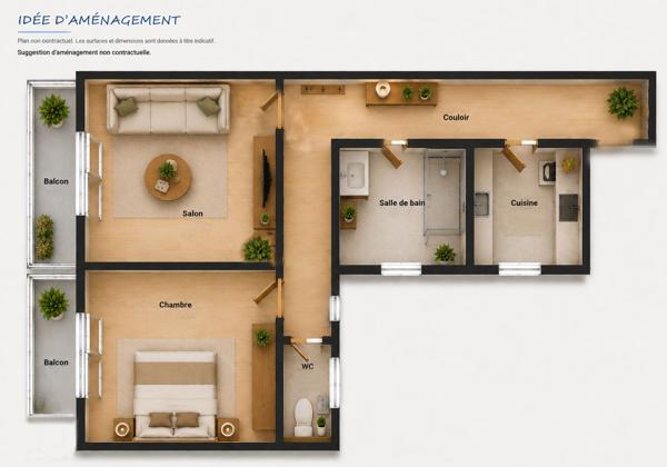À vendre : Appartement 2 pièces avec vue dégagée à Paris  14